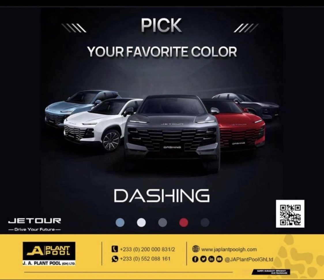 mcphylz1's tweet image. Five beautiful colors to choose from . I do love the blue. The all new #Dashin. Contact @JAPPGH for more information. 

Okyeame Kwame || Adwoa Safo