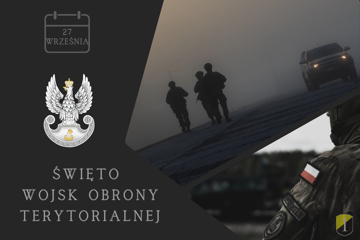 Dziś święto #WojskaObronyTerytorialnej. #WOT jako 5⃣ rodzaj #SiłyZbrojne RP stanowi część potencjału obronnego 🇵🇱.  Z @terytorialsi współdziałamy realizując zadania na rzecz wsparcia organów administracji publicznej oraz działając dla #społeczeństwo. Wszystkiego najlepszego 🤝