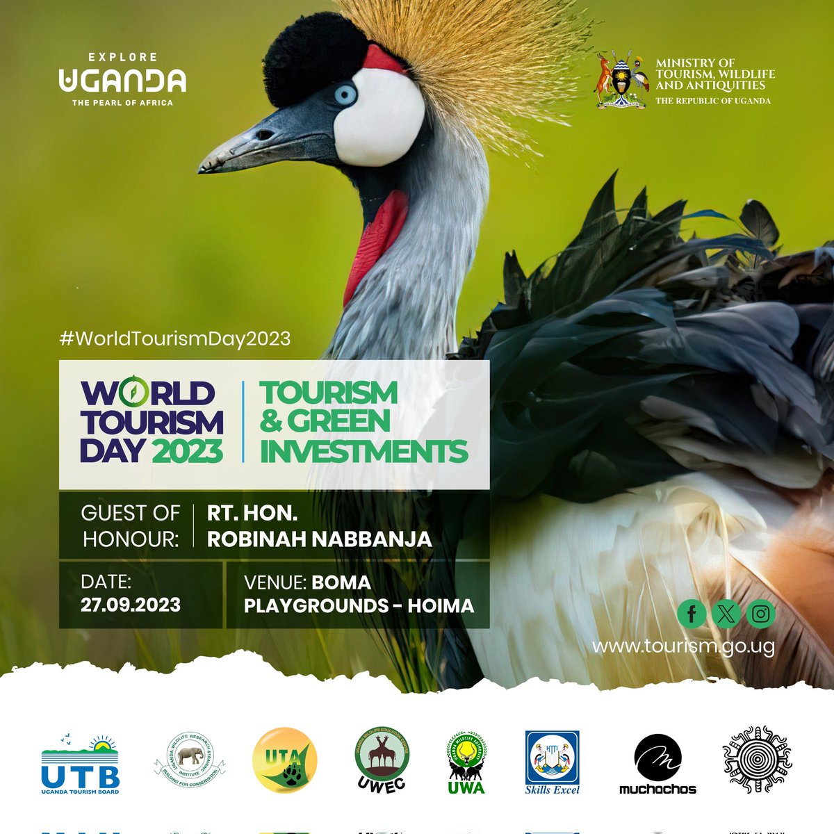Happy World Tourism Day! This year's theme, "Tourism and Green Investments," highlights the vital role of sustainable tourism in preserving our planet. Let's invest in people, the planet, and prosperity for a brighter, greener future 🌱 🌍
#WorldTourismDay23
