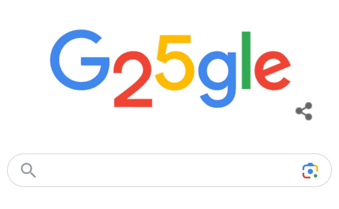 Happy 25th birthday Google!!!
<a href="/Google/">Google</a>