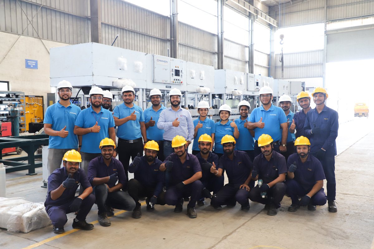 parasongroup's tweet image. Parason Semi-Automatic Forming Machines are ready to dispatch to our esteemed client&apos;s Greenfield Project in Gujarat, India.

To know morehttps://parason.com/complete-solution-for-moded-fibre-product/

#ParasonMachinery #moldedfiber #disposabletableware #ecofriendly