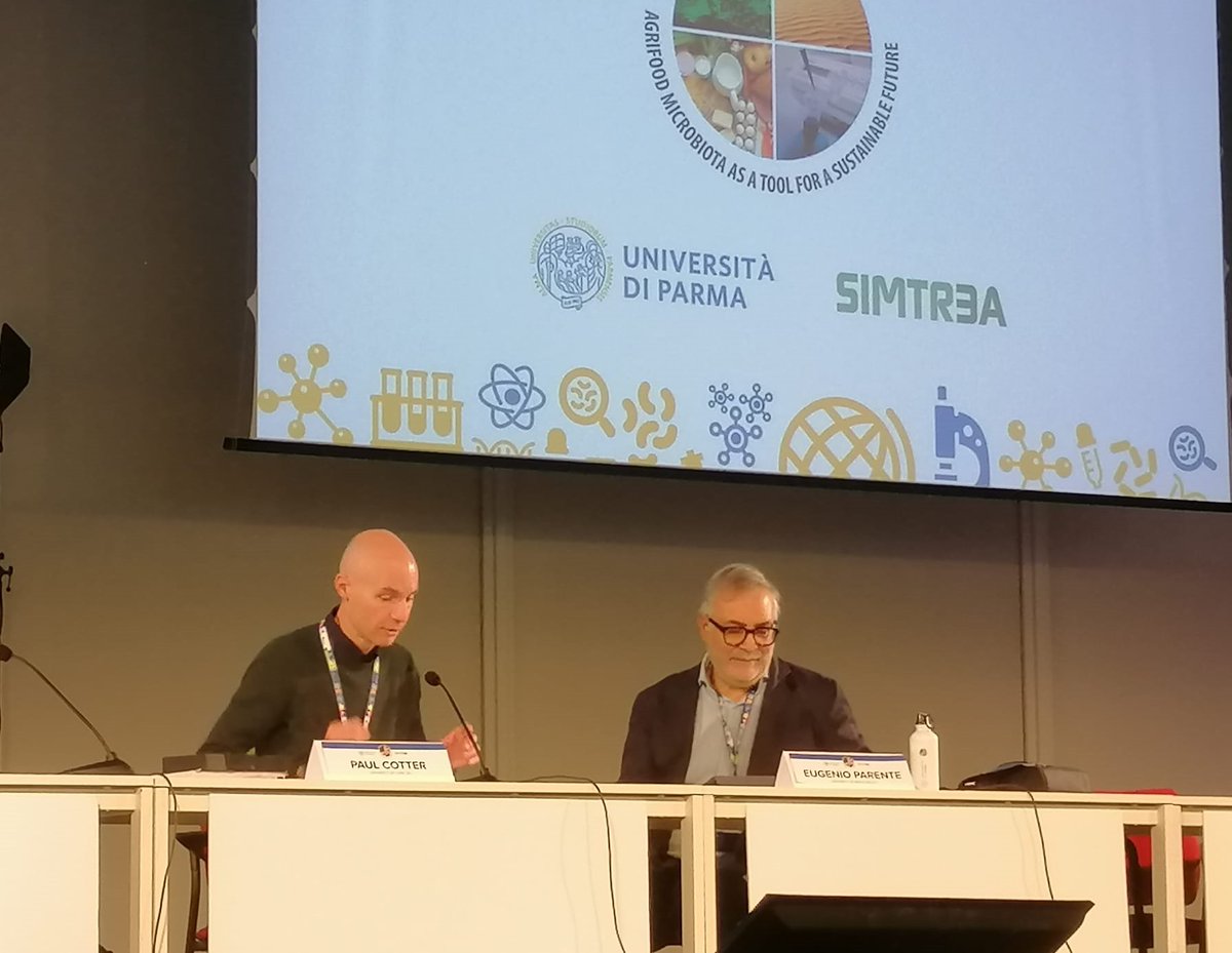 MD Parma 2023 (@mdparma2023) on Twitter photo Professor Eugenio Parente and Professor <a href="/pauldcotter/">Paul Cotter</a>, chairs of the first session of #MD2023: #food microbiota as a tool for a sustainable future Professor Eugenio Parente and Professor <a href="/pauldcotter/">Paul Cotter</a>, chairs of the first session of #MD2023: #food microbiota as a tool for a sustainable future