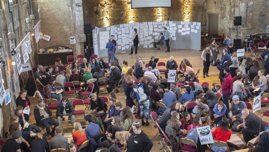 There's not long to go until the latest instalment of Improbable 's <a href="/DandDUK/">Devoted & Disgruntled</a>!

'Who Needs Theatre?' is your chance to have your say, meet theatre makers from Folkestone and East Kent, and air the passions, irritations and grievances you have about your experience and wants for