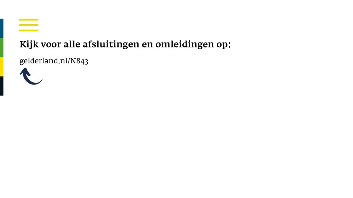 Let op! ⚠️ We werken aan het verminderen van wateroverlast op én rondom de #N843 in #Breedeweg (#Groesbeek). Op 2 oktober 2023 starten de werkzaamheden. Voor de afsluitingen en omleidingen kijk op 👉 gelderland.nl/N843 @GemeenteGennep <a href="/bergendalgem/">Gemeente Berg en Dal</a> <a href="/wsrivierenland/">Waterschap Rivierenland</a>