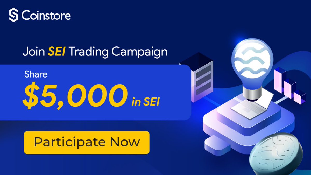 Bren_dieee's tweet image. With SEI, up your trading game!

Take part in the SEI Trading promotion for a chance to win 5,000 USD worth of SEI!

Coinstore #TradingEvent #SEI 
It runs from September 26 through September 29 (UTC+8).

Dive into the action-packed campaign details right here:
@CoinstoreExc #SEI