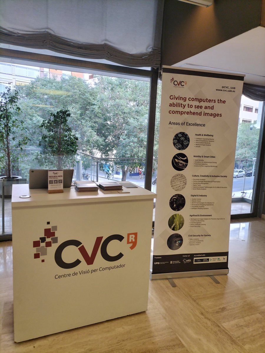 CVC_UAB's tweet photo. Estem al #AIBigData23!! El congrés sobre #IA i #BigData al sector empresarial organitzat pel @CIDAI_eu i @Eurecat_events en el marc de l'estratègia https://t.co/Fdw9oTrwwn. El CVC és entitat col·laboradora i ens podeu trobar a l'espai expositor de la Sala Win #AuditoriAXA https://t.co/pXBmoLJ8WM