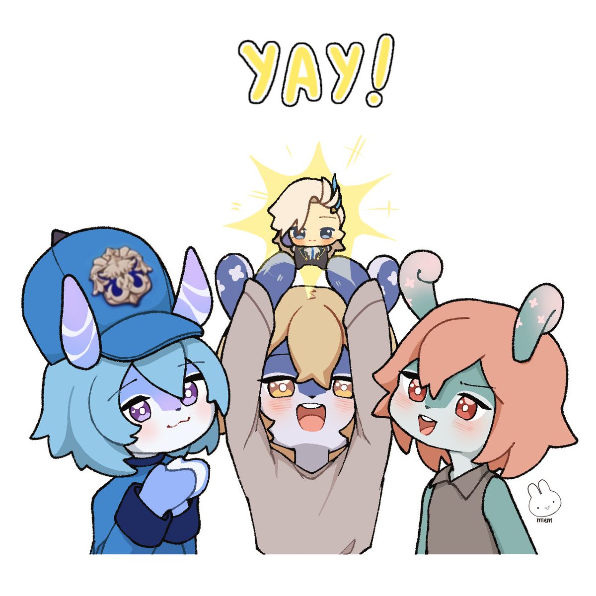 mlem_____'s tweet photo. He came home!
#Genshin #原神 https://t.co/IMQvw82B53