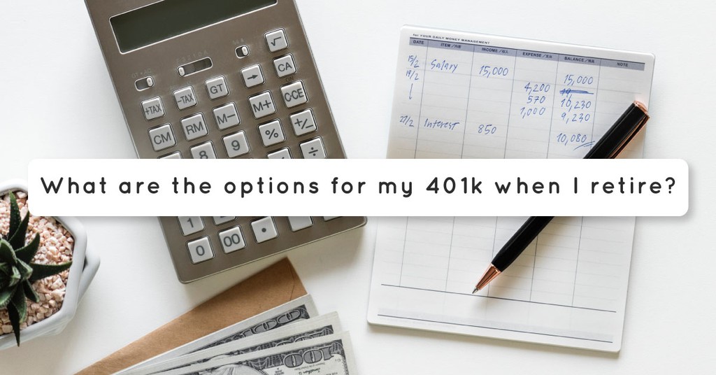 What Are the Options for My 401(k) When I Retire?

👉lttr.ai/AHe44

#RetirementTips #IRA