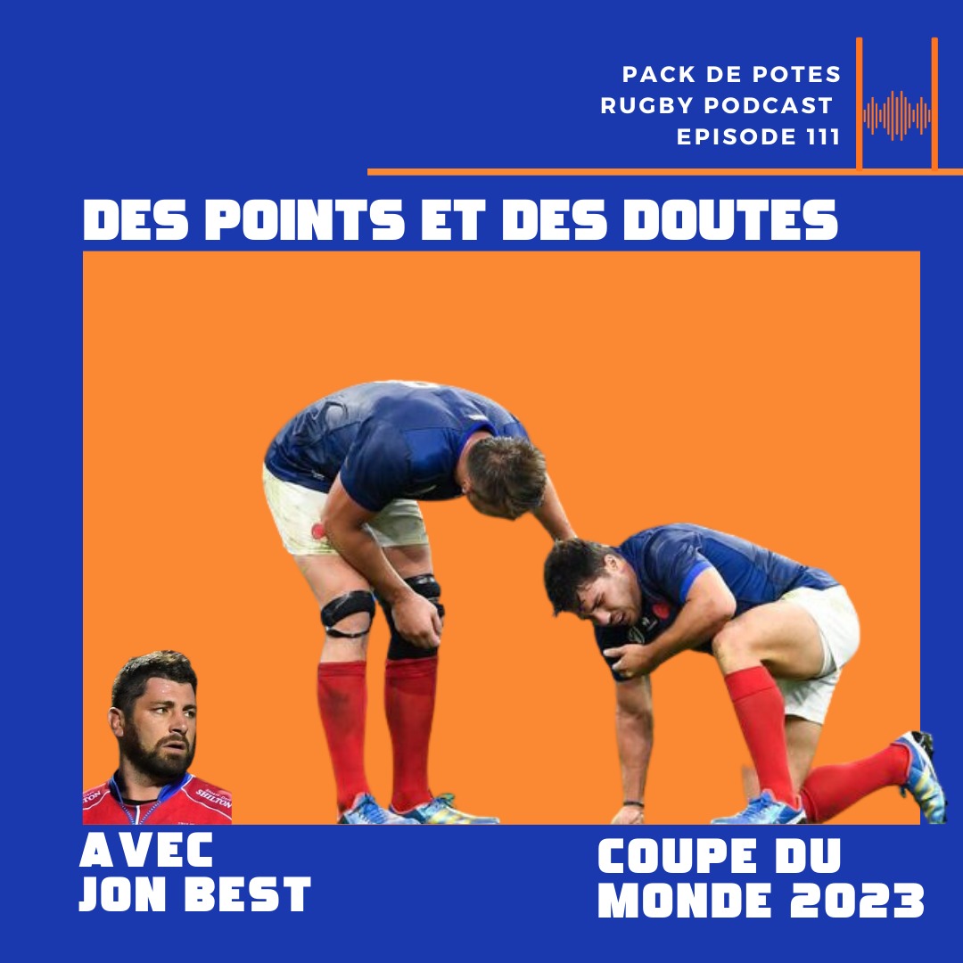 Retour sur ce 3ème tour de <a href="/RugbyWorldCupFR/">Rugby World Cup FR 🇫🇷</a> , ses coups durs et ses joies, mais surtout ses incroyables matchs, avec en guest notre super pote du pack <a href="/_JonBest_/">Jonathan Best</a> !

On y parle blessure de capitaine 😓 et aussi un peu des Cranberries... 😁

Bonne écoute ! 

smartlink.ausha.co/pack-de-potes-…