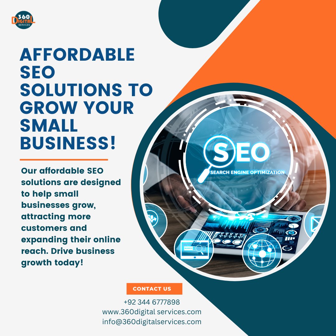 Elevate your small business with our Affordable SEO Solutions! 📈 Boost online visibility, drive traffic, and thrive in the digital landscape. 💼 Let's take your business to new heights! 🌐 
#SmallBusinessSEO #AffordableSEO #SEOExperts #DigitalMarketing #OnlineVisibility