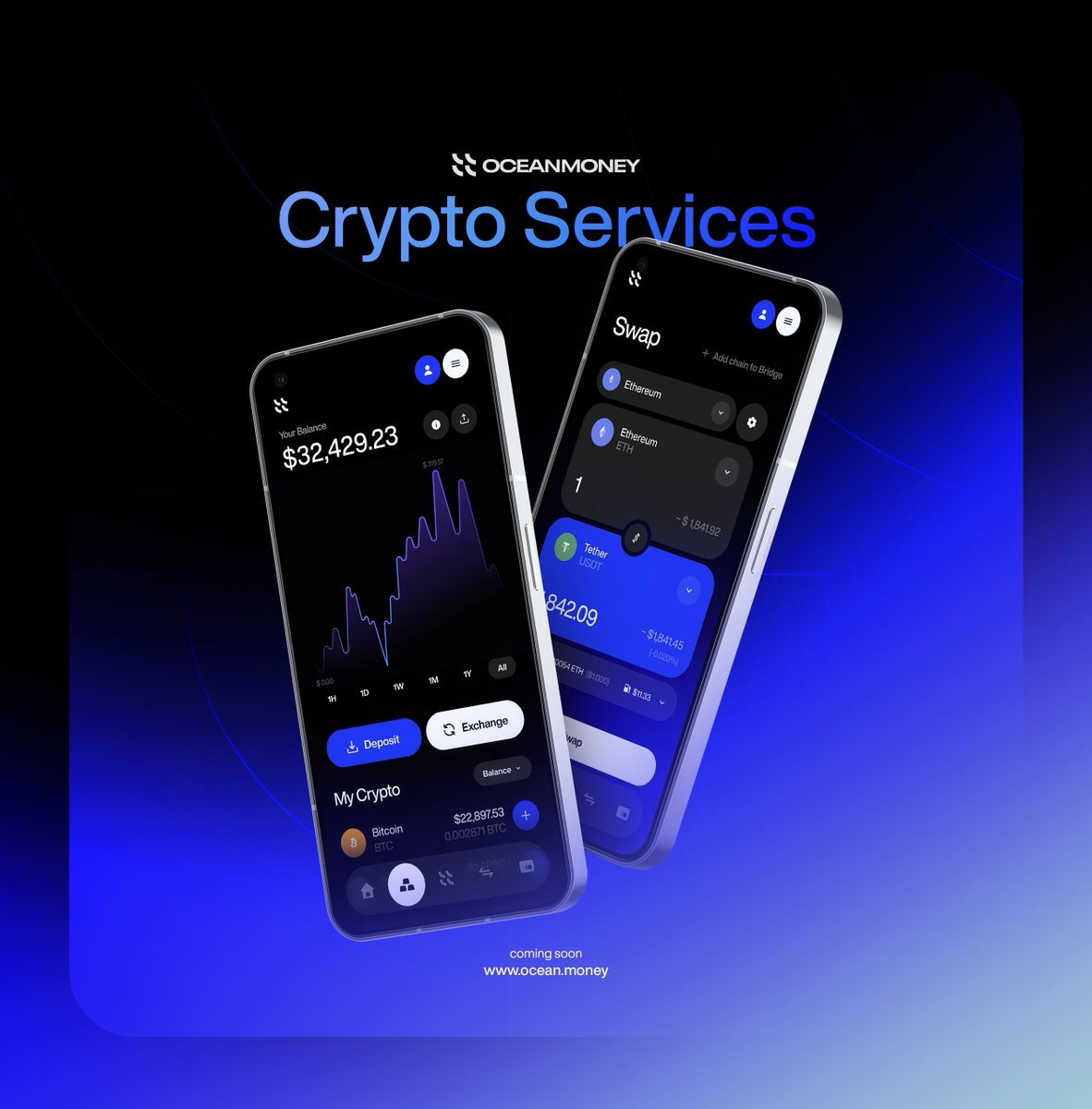 Introducing this months sponsor @OceanMoney_ The All-in-One Platform 🌊

⬇️Dive into Ocean Money Below⬇️ (🧵1/7)