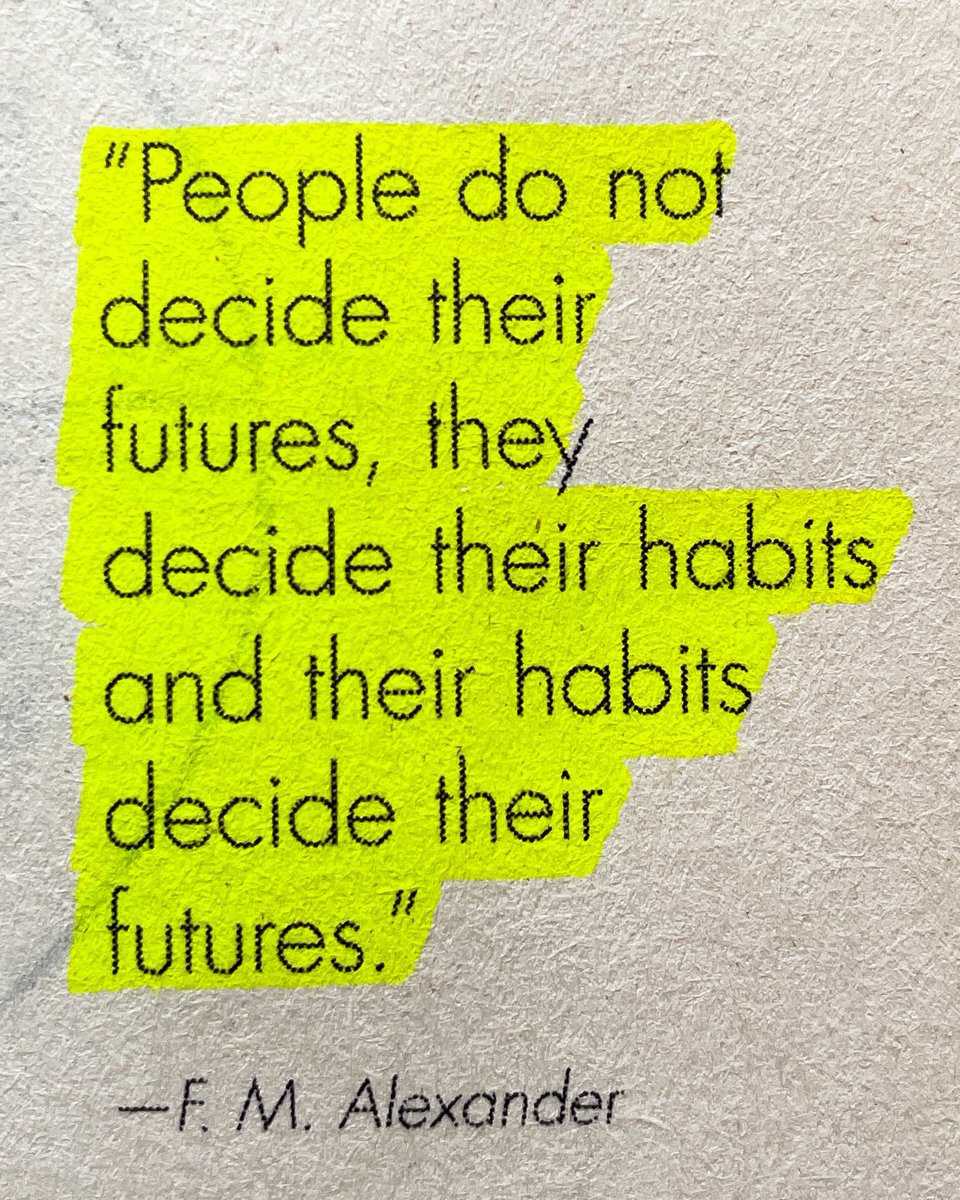 BlessedStabile's tweet photo. Your habits shape your future . Choose good habits over bad ones https://t.co/ONPbw6bRv6