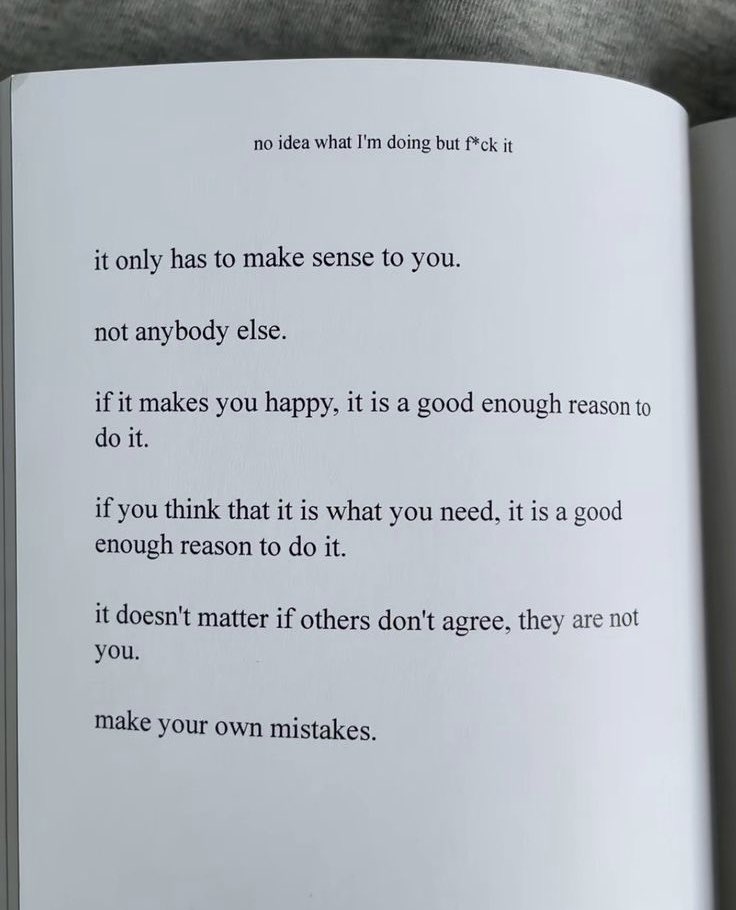 bookpoets's tweet image. make your own mistakes