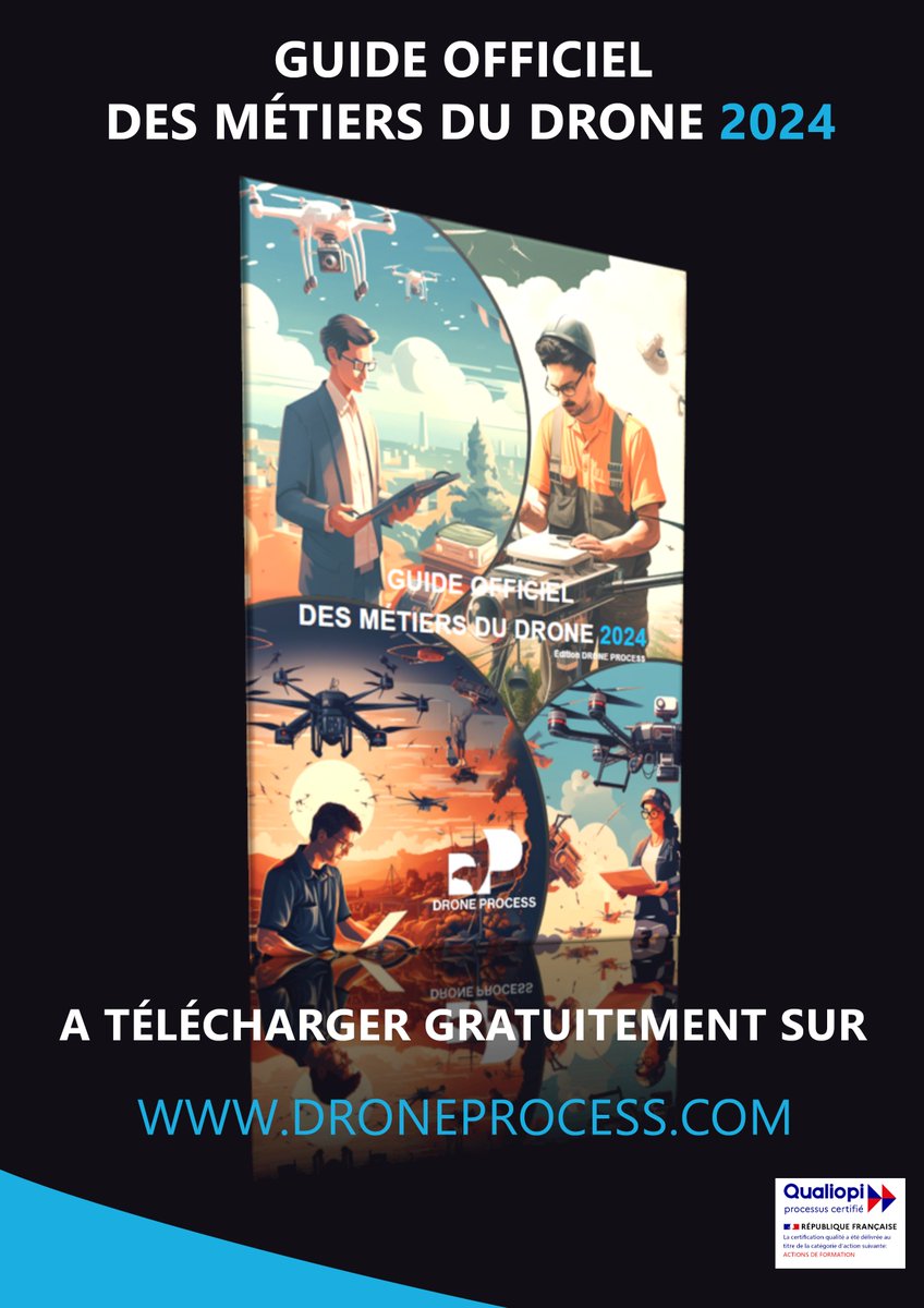 Le Guide Officiel des Métiers du Drone 2024 est disponible gratuitement en cliquant sur le lien: bit.ly/45aErRM 

#droneapp #uav #DroneSAR #drone #grenoble #coucou #aerialphotography #FranceTravail #France  #formation #chambery