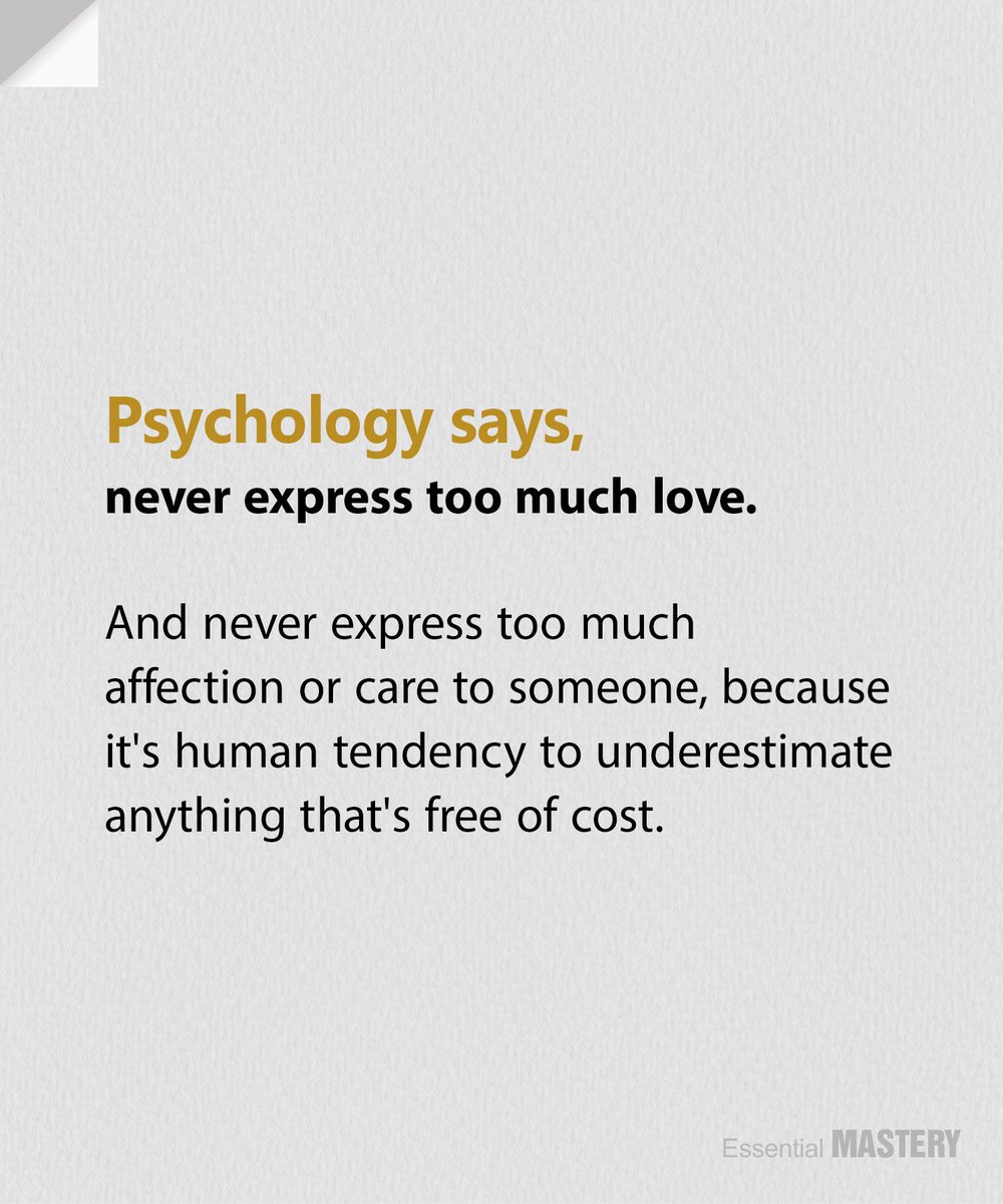EssentialMastry's tweet photo. Psychology Says...

1. https://t.co/ezedlaO5Jg