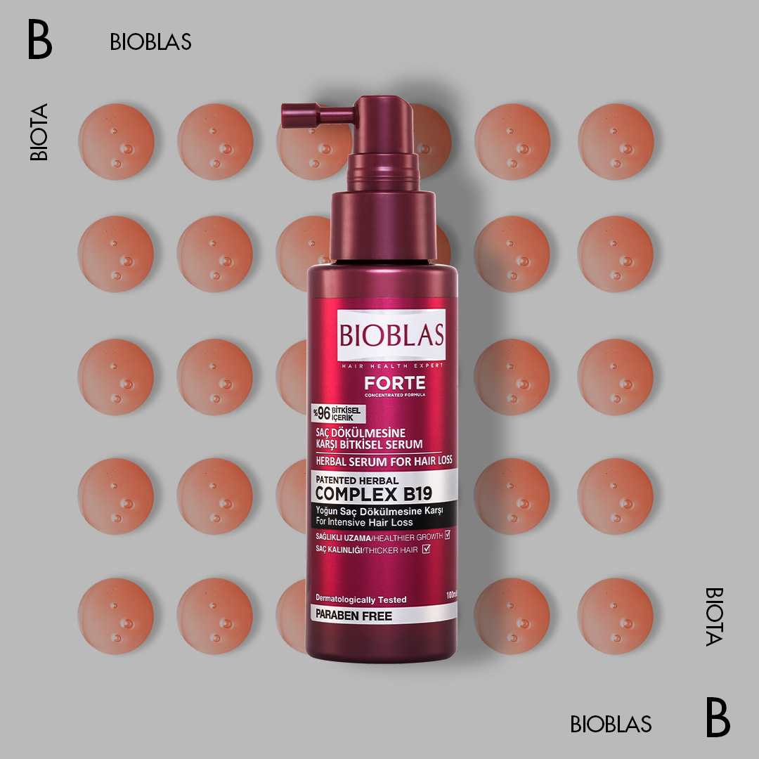 Bioblas Yoğun Dökülme Karşıtı Forte Serum, %96 bitkisel içeriği ile saç derisinin doğal bariyerini koruyarak etkili bir çözüm sunuyor. Bu özel formül, yoğun saç dökülmelerini engellemede önemli bir rol oynar.