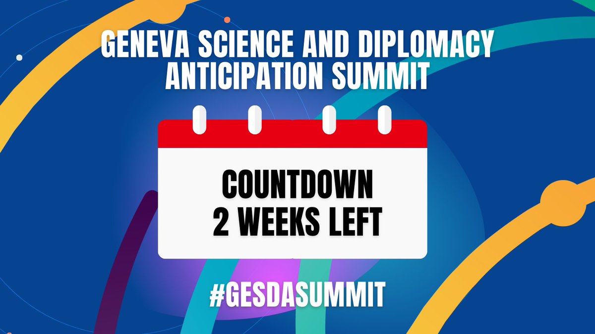 How to prepare for the Geneva Science and Diplomacy Anticipation Summit by <a href="/GESDAglobal/">Geneva Science and Diplomacy Anticipator</a>, coming in 2 weeks?  

1️⃣ Register for virtual participation bit.ly/3ETo3ul
2️⃣ Check the program bit.ly/3sSIncM
3️⃣ Connect on 11-13 October
4️⃣ Enjoy 20+ sessions
#GESDASummit