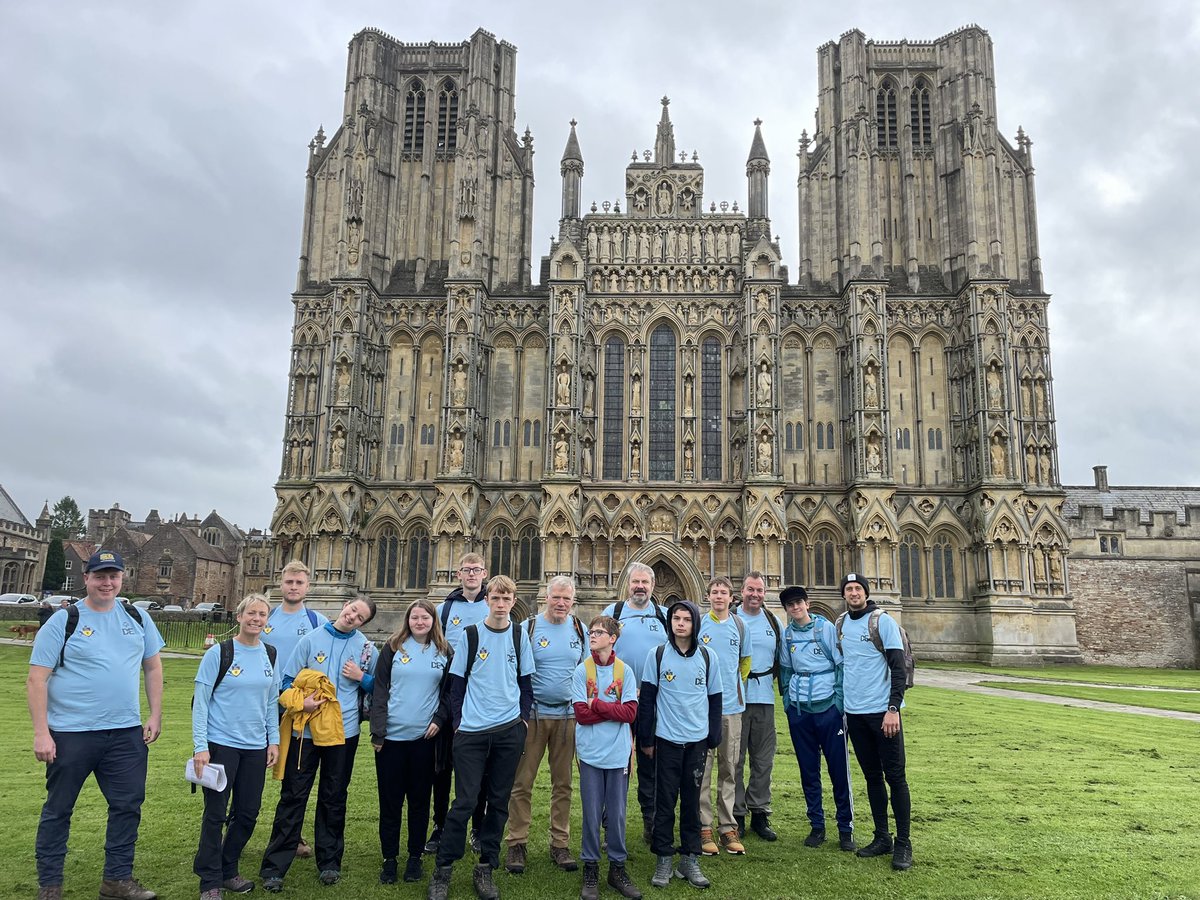 And we are off - our next walk with <a href="/PGLSomerset/">Somerset Freemasons</a> <a href="/TheMendipSchool/">The Mendip School</a> <a href="/SomersetDofE/">Somerset DofE</a> Along the East Mendip Way from Wells to Shepton Mallet <a href="/SSEoutdoors/">SSE OUTDOORS</a> <a href="/DofESouthWest/">DofE South West</a> #DofE #Fun #Partnership