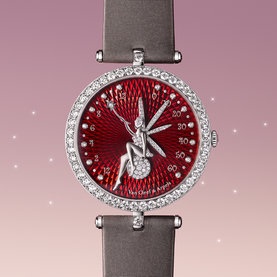vancleefarpels's tweet photo. Experience a moment of grace and enchantment with the Lady Arpels Féerie Rouge watch. Seemingly ready to soar into the sky, the fairy looks over the passing hours, like the guardian of the Poetry of Time.
#VCAwatch #VanCleefArpels #PoetryOfTime
https://t.co/n9luJXPBik https://t.co/8IxT6yBxys