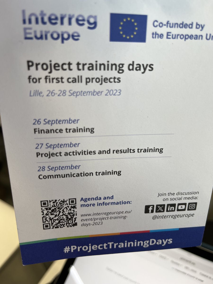 OTRI_Unizar's tweet image. News from Lille, France, the heart of @interregeurope! 
We are currently at the ongoing #ProjectTrainingDays for the first call  projects, with the @unizar proudly serving as the lead  partner for the #VIADUCT @ProjectVIADUCT: nurturing the growth of technology-based #spinoffs