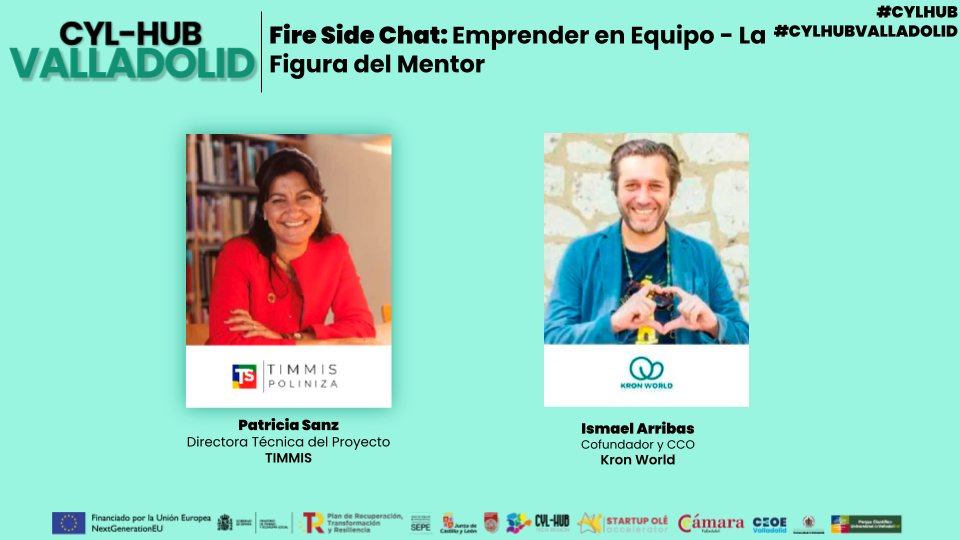 ¡Volvemos a participar en el <a href="/CylHub/">CYL-HUB</a>!

Este jueves, 27/09, estaremos en #Valladolid para entrevistar a Ismael Arribas, emprendedor, experto en negocios digitales ( IA, Big Data, IoT y Blockchain) y mentor de uno de nuestros equipos en #TIMMIS

➕info: cyl-hub.eu/evento-vallado…