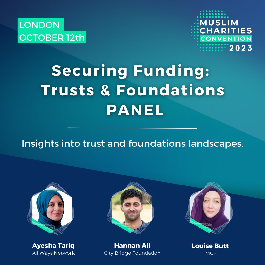 muslimcharities's tweet photo. Join us at the Muslim Charities Convention 2023 and unlock the secrets to securing funding for your noble causes🌟💰! Don't miss out on this opportunity to make a lasting impact on the world! 

Book your place here today➡️: https://t.co/uUdKYoDtUa
 #MCC23 #SecuringFunding https://t.co/O3ymOF4tsv