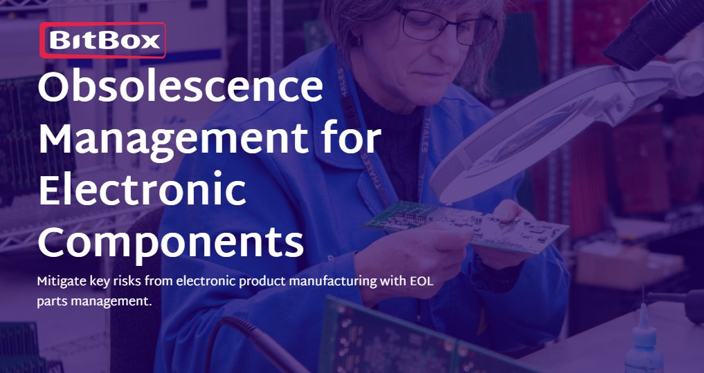 BitBoxLtd's tweet image. Need a Reliable Obsolescence Management Partner?

Unlike most contract manufacturers, we offer comprehensive solutions to address obsolete components. Whether we&apos;re the design authority or you, we&apos;re committed to finding suitable alternatives: bit.ly/45hmh17