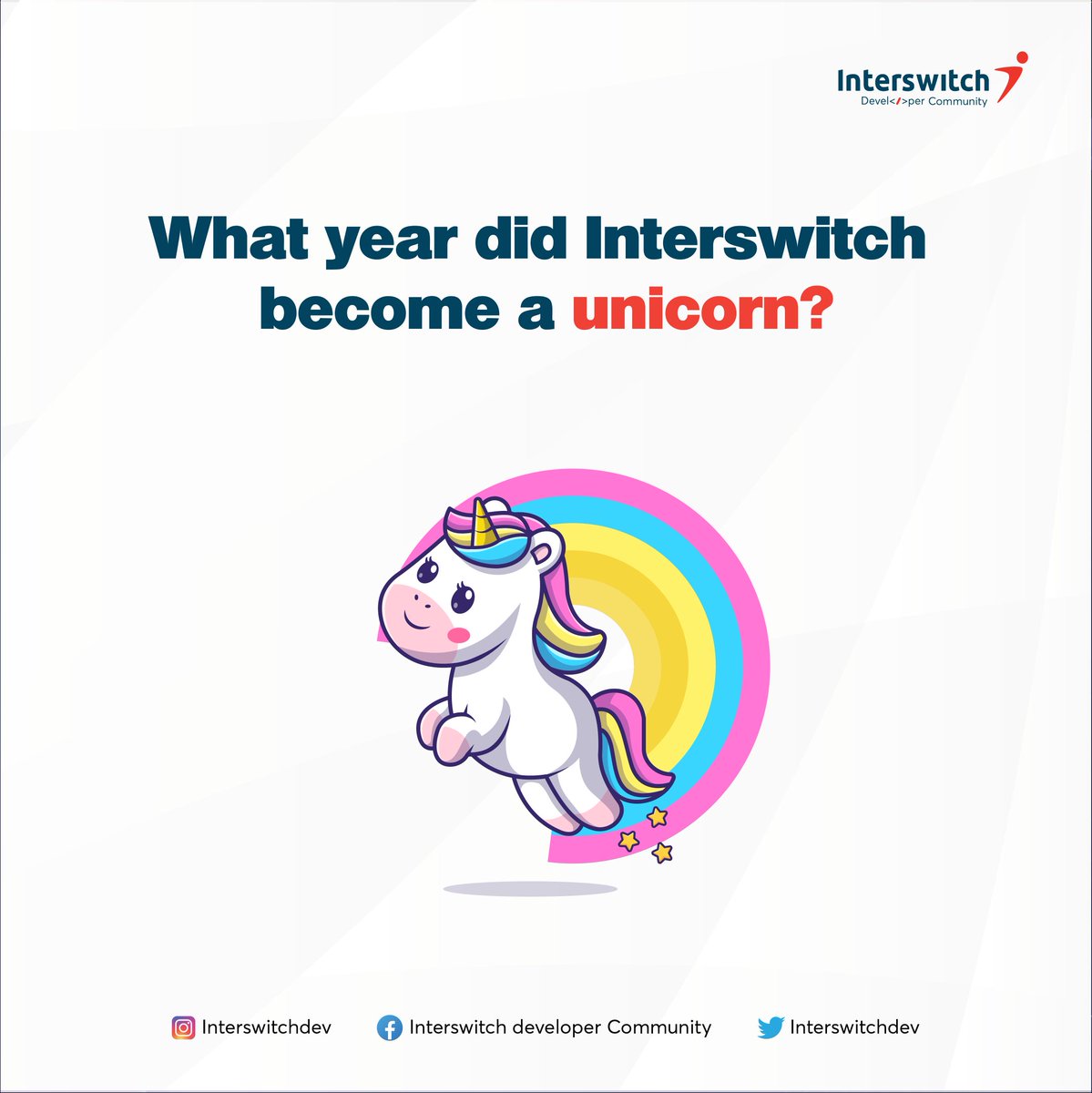 InterswitchDev's tweet image. Can you answer this without using Google 🤭. Share your answer in the comment section.
Hint: this question was asked in IDC community during a trivia game a few weeks ago.
#interswitchdeveloper
#interswitch
#interswitchdevelopercommunity