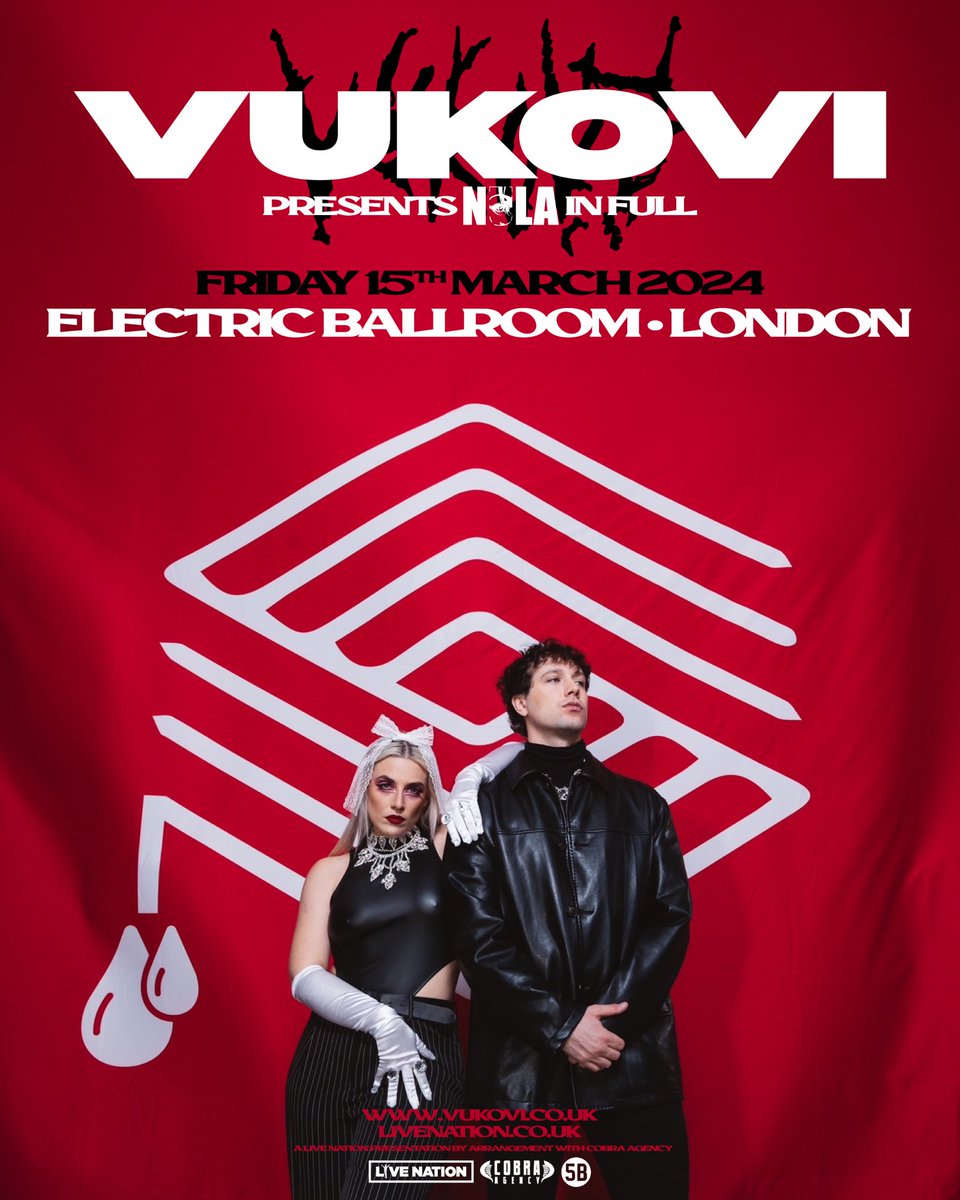 we are excited to present to you NULA in full at Londons Electric Ballroom 🩸 our biggest headline show to date where we’ll be playing our latest record start to finish, an idea we’ve been dreaming up for the past year! tickets onsale Friday at 10am.