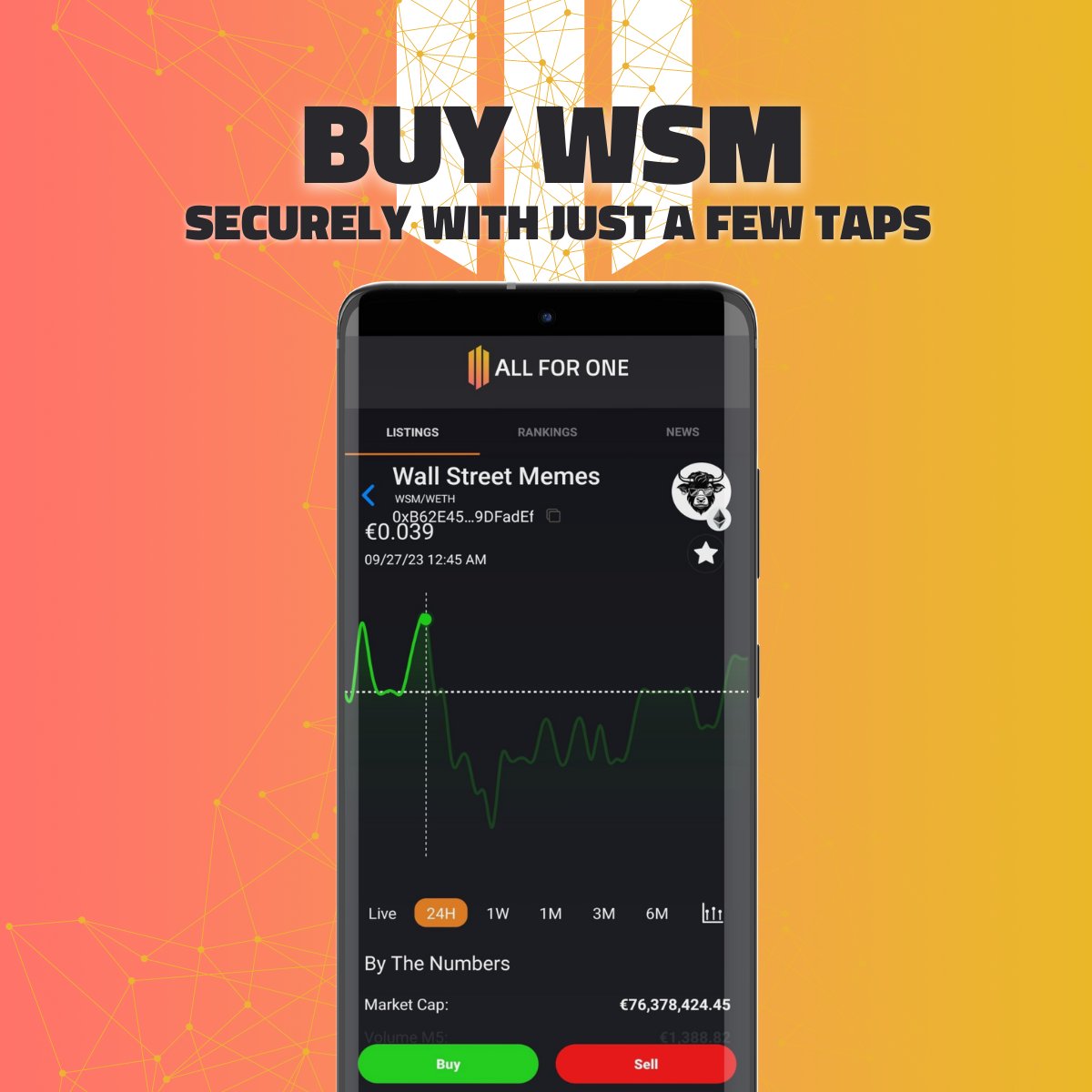 AppAllForOne's tweet image. We love simple solutions! That's why you can easily buy and sell $WSM without connecting to a DEX in #AllForOne. 
Just import your wallet and get started!

allforone.app

#WSM #WallStreetMemes
@wallstmemes
#memecoin #DeFi