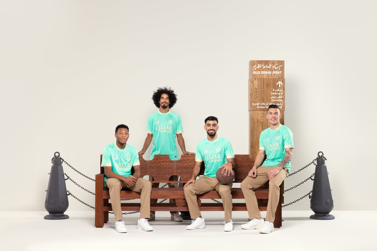 AlsaddSC's tweet photo. We Seek The Unordinary
This Is AlSadd Third Kit 23/24 💚Available Now
@NBFootball
#GameOnQatar
#يجمعنا_السد https://t.co/jlUUxJNSQD