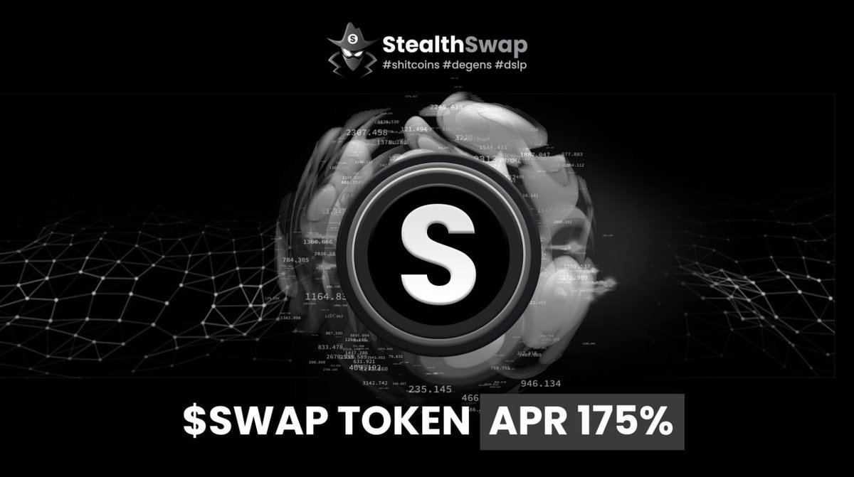 stealthswaps's tweet photo. We got  lots coming for $SWAP.

🔰We have an AMA with A huge community on TG
🔰We also some PR with some big crypto firms for more exposure
🔰Some big partnerships to be announced

Don't miss the fun. Join $SWAP today

TG: https://t.co/JstMB5NIyT

#SWAP #STEALTH https://t.co/yQ7OSamlqg