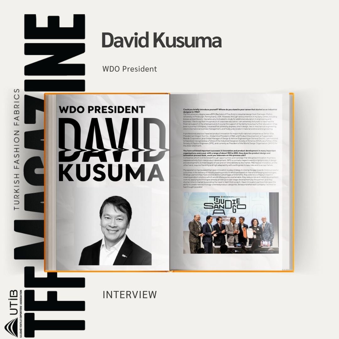 "In the September issue of TFF Magazine, you are invited to a delightful interview with David Kusuma, President of the World Design Organisation (WDO). You can access this interesting interview via the link in the BIO. We wish you a pleasant reading!"  

<a href="/worlddesignorg/">WDO</a>