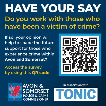 Have your say to help shape the future of victim support services in Avon and Somerset: ow.ly/wWyT50PQ3iN