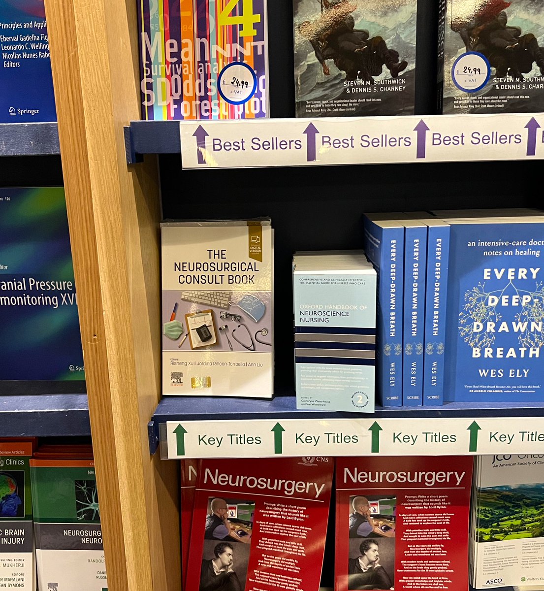 Jordina Rincon-Torroella (@jordinart_md) on Twitter photo Thrilled to see our book: “The Neurosurgical Consult Book” highlighted as a Key Title. 👩⚕️👨⚕️👩⚕️🧠Find it <a href="/EANSonline50/">European Association of Neurosurgical Societies</a> next to lunch!! 👀 Highly recommended for med students, residents and advanced practitioners!
<a href="/Elsevier_Med/">Elsevier for Medical Professionals</a> <a href="/LaPetitePedicle/">Ann Liu</a> <a href="/DrRishengXu/">Risheng Xu, MD/PhD</a> <a href="/HopkinsNsurg/">Johns Hopkins Neurosurgery</a> <a href="/EANS_yns/">EANS Young Neurosurgeons</a> Thrilled to see our book: “The Neurosurgical Consult Book” highlighted as a Key Title. 👩⚕️👨⚕️👩⚕️🧠Find it <a href="/EANSonline50/">European Association of Neurosurgical Societies</a> next to lunch!! 👀 Highly recommended for med students, residents and advanced practitioners!
<a href="/Elsevier_Med/">Elsevier for Medical Professionals</a> <a href="/LaPetitePedicle/">Ann Liu</a> <a href="/DrRishengXu/">Risheng Xu, MD/PhD</a> <a href="/HopkinsNsurg/">Johns Hopkins Neurosurgery</a> <a href="/EANS_yns/">EANS Young Neurosurgeons</a>