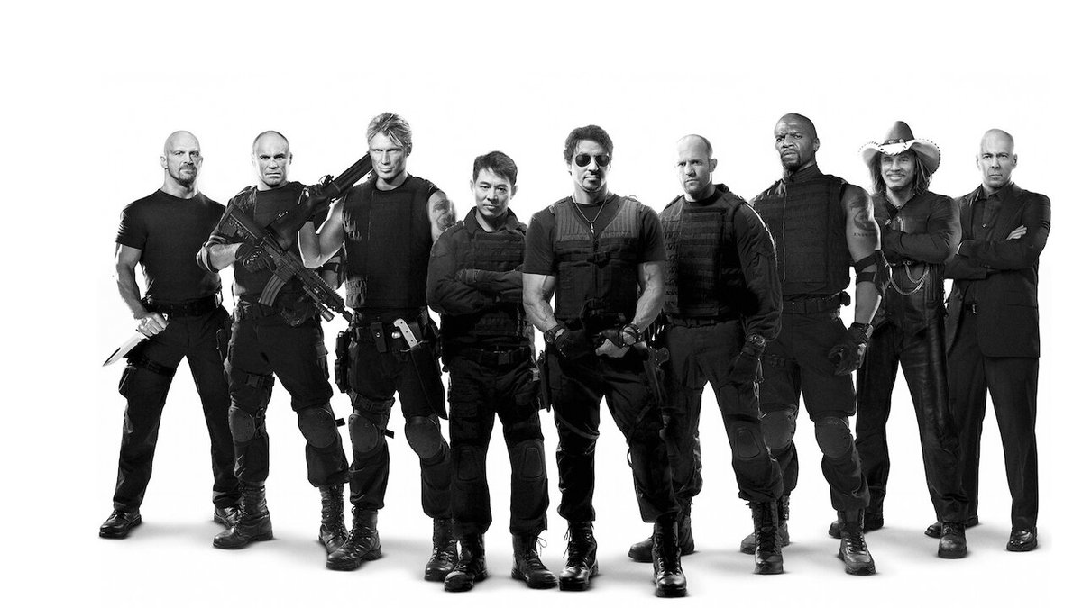 Filmofilofilmu's tweet image. The #Expendables 2,5/5
As much as I loved the idea of an action-packed movie w/ most of the action movie icons from 80s &amp;amp; 90s, the final result is quite a hard watch. The quoting becomes redundant &amp;amp; the main question is: 
what exactly do you want to deliver to the audience?!