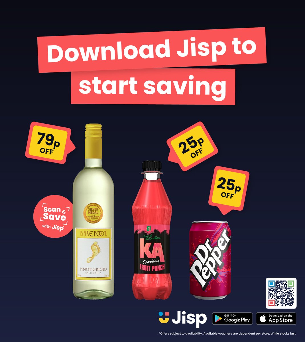 Reposs's tweet image. Download @jispapp to start saving today!!! Pop into any shop who has signed up to the #Jisp app and start saving!!! If you would like to find out more, please contact Reposs Sales on 01732 762200.