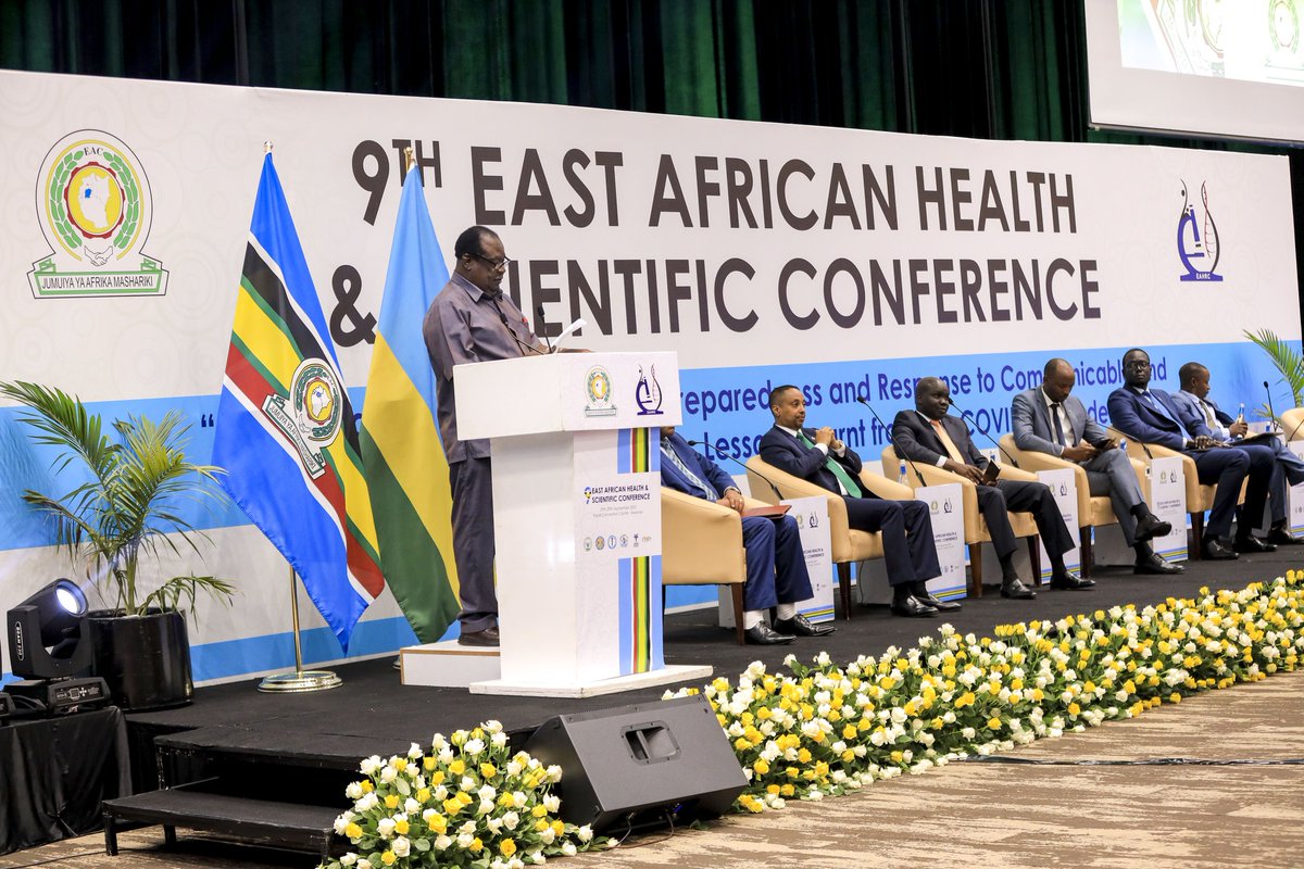 jumuiya's tweet photo. #9thEAHSC23

9th East African Health &amp; Scientific Conference is currently underway at #KCC  in Rwanda. 

Theme of the 9th #EAHSC  is: “Challenges &amp; Strategies to preparedness &amp; response to Communicable &amp; Non-Communicable Diseases: lessons learnt from the COVID- 19 pandemic" https://t.co/yoAEzvJKEF