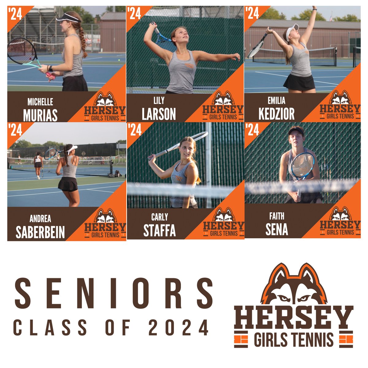 Congratulations to our seniors who were recognized last night for senior night!