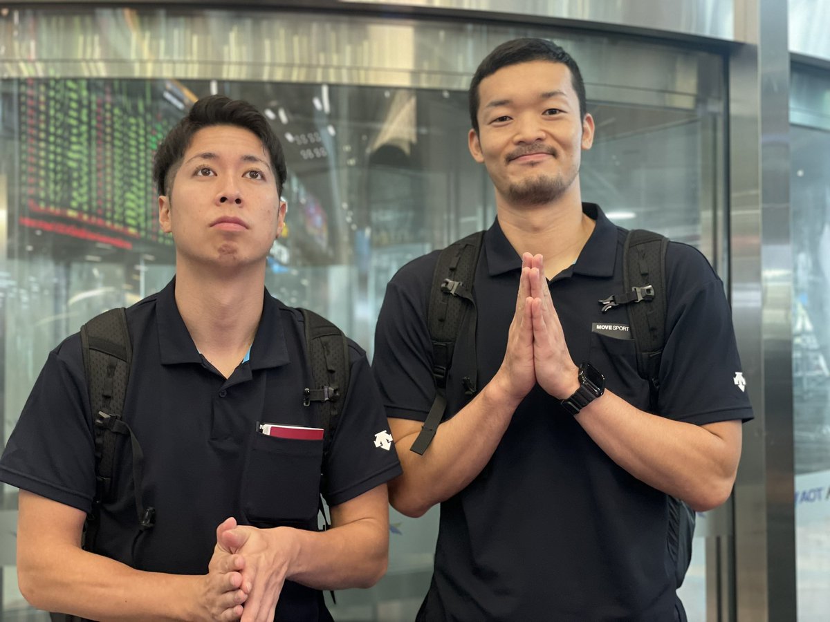 OSAKA__BLUTEON's tweet photo. 【パンサーズ情報】
มาถึงประเทศไทยแล้ว🔥🔥
ฉันรอคอยที่จะพบคุณ💪✨
#パナソニックパンサーズ
#PanasonicPANTHERS https://t.co/bWNjxJriuR