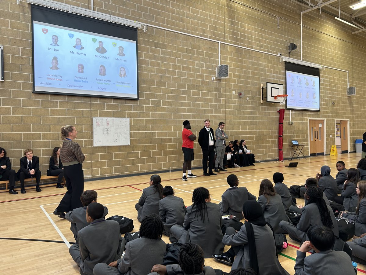 It is House Launch week this week and our Y7s had a special assembly to found out what House they are in: Archer, Thornton, Jones or Szabo! Who will take the winners cup this year? #charactereducation #housesystem