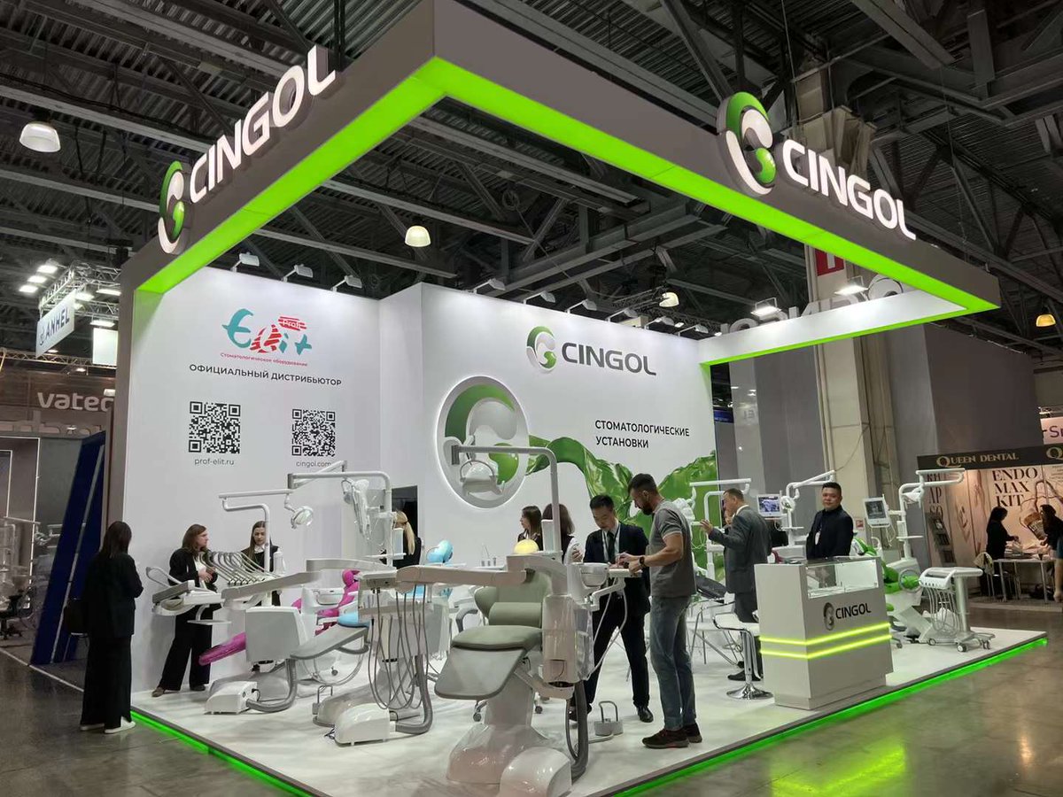 CingolMedicalSA's tweet photo. Dental Expo Russia 2023 #Cingol

#Chinatopdentalchair #dentalinstrument #orthodontic #orthodonticchair #unidadenal #dentalchair #worldpopulardentalunit #dentalunits #dentalfactory #dentalcare #dentalclinic #dentalleadingcompany #sillondental #unidaddental #asistentedental https://t.co/y0lUCdpFJG
