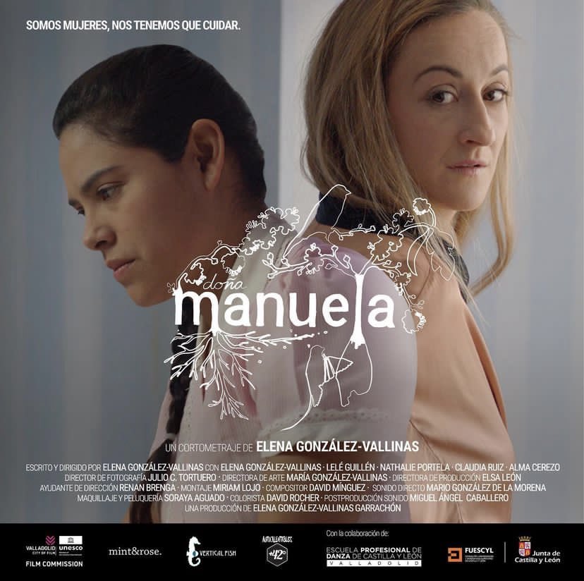 D o  ñ a   M a n u e l a 
mi próximo #cortometraje. 

Guión &amp; Dirección <a href="/ElenaGVallinas/">Elena Vallinas</a> 

Con <a href="/ElenaGVallinas/">Elena Vallinas</a> y @leleguillen
"Somos mujeres, nos tenemos que cuidar".

Distribuye @selectedfilmsdistribution