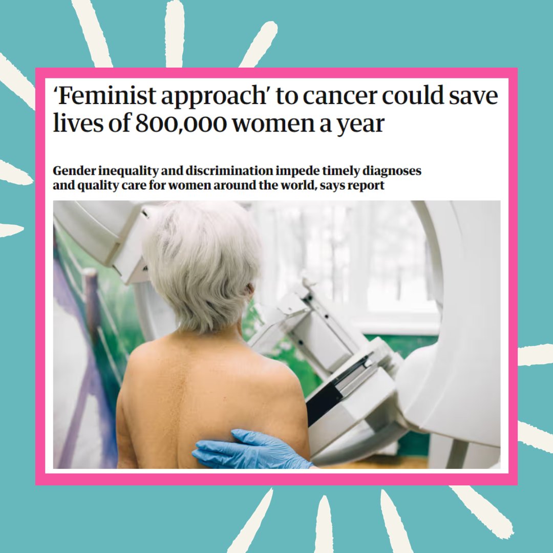 KensaHealth's tweet photo. Brilliant (though quite depressing) article on just how DEADLY the gender health gap is. Thank you to the @guardian for highlighting this critical health crisis. Now let's get on with fixing it!

https://t.co/cmZaljusaC

#WomensHealth #womenshealthmatters #Cancer #CancerResearch https://t.co/RJQes6ynwt