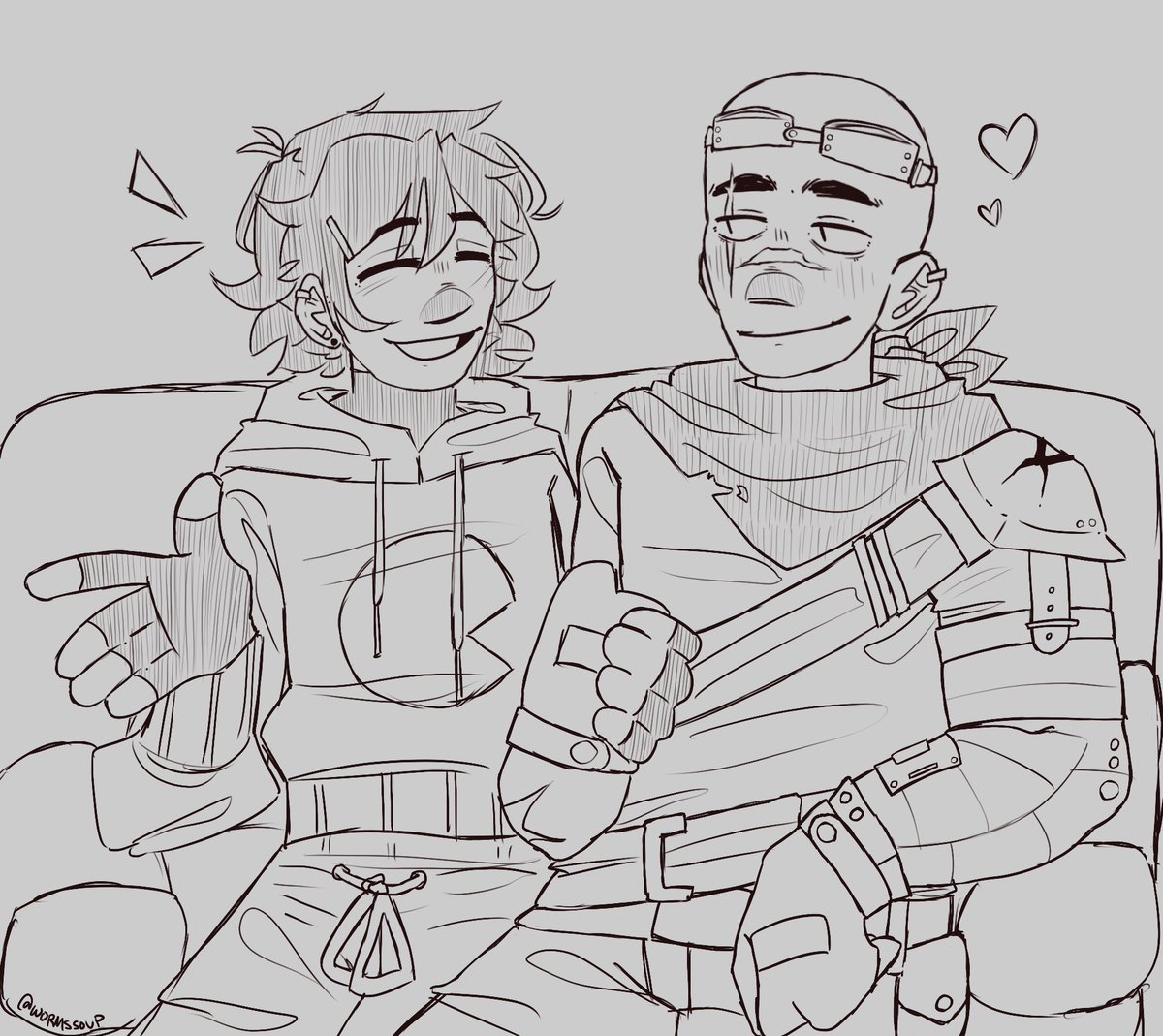 wormssoup's tweet photo. they r holding hands btw
#hideduo #hideduofanart https://t.co/c7Iw4C6oAd
