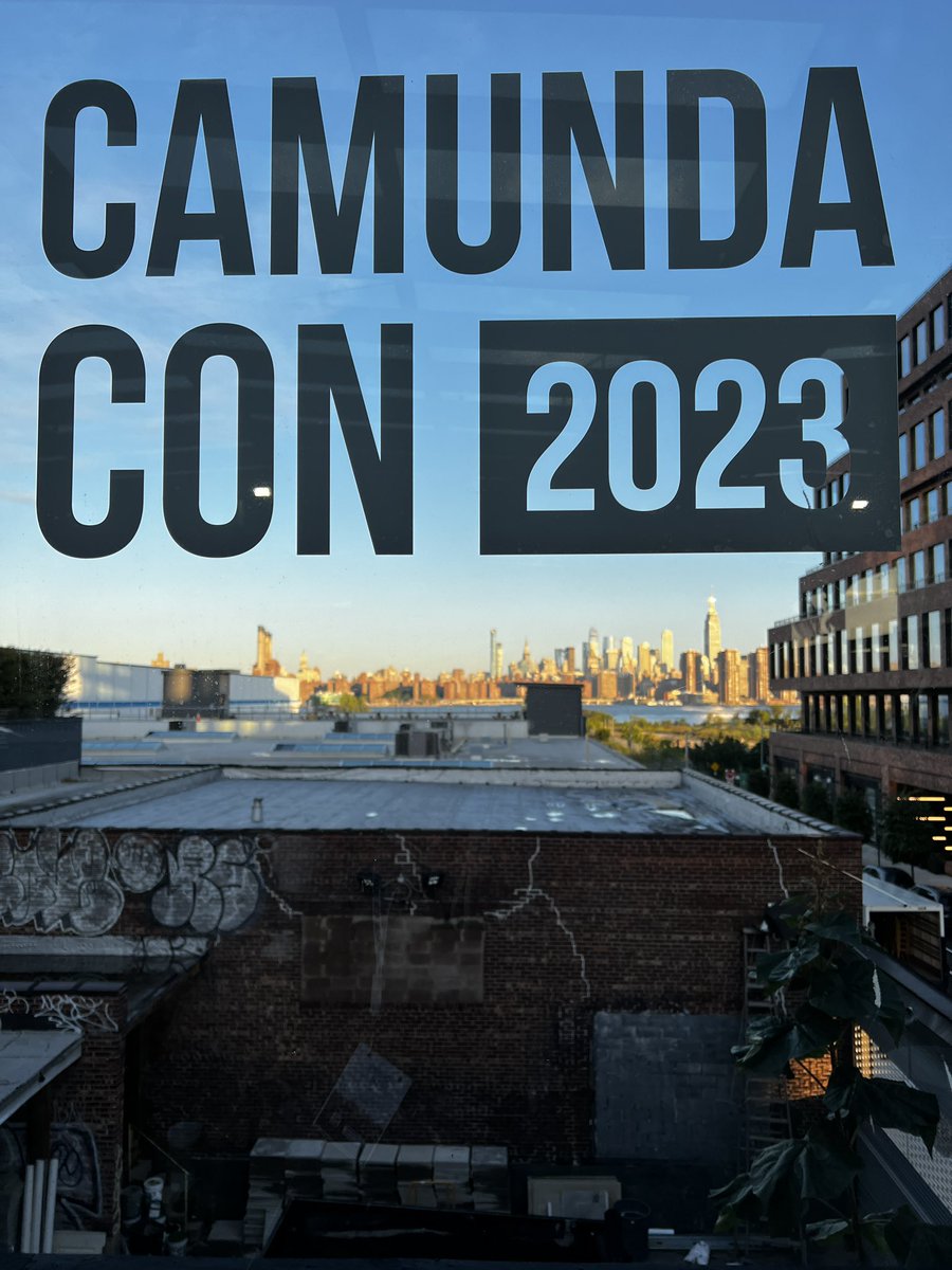 Welcome to #CamundaCon 2023! bit.ly/3PlYkQ8 For live updates throughout the day, check out this blog post: bit.ly/48o2qQq Before we get started, there are few housekeeping things we would like everyone to keep in mind: (1/4)
