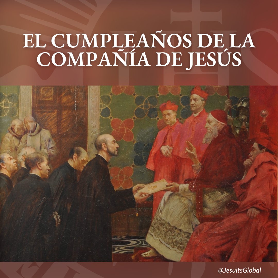JesuitasGlobal's tweet photo. En 1538, los compañeros de París, se dieron cuenta de que su plan de ir a Tierra Santa no era posible. Optaron por ir a Roma y ofrecer sus servicios al Papa. Varios meses después, el 27 de septiembre de 1540, reconoció a la Compañía como orden religiosa.

#jesuitas #misión https://t.co/Rf2ZVH3MbA