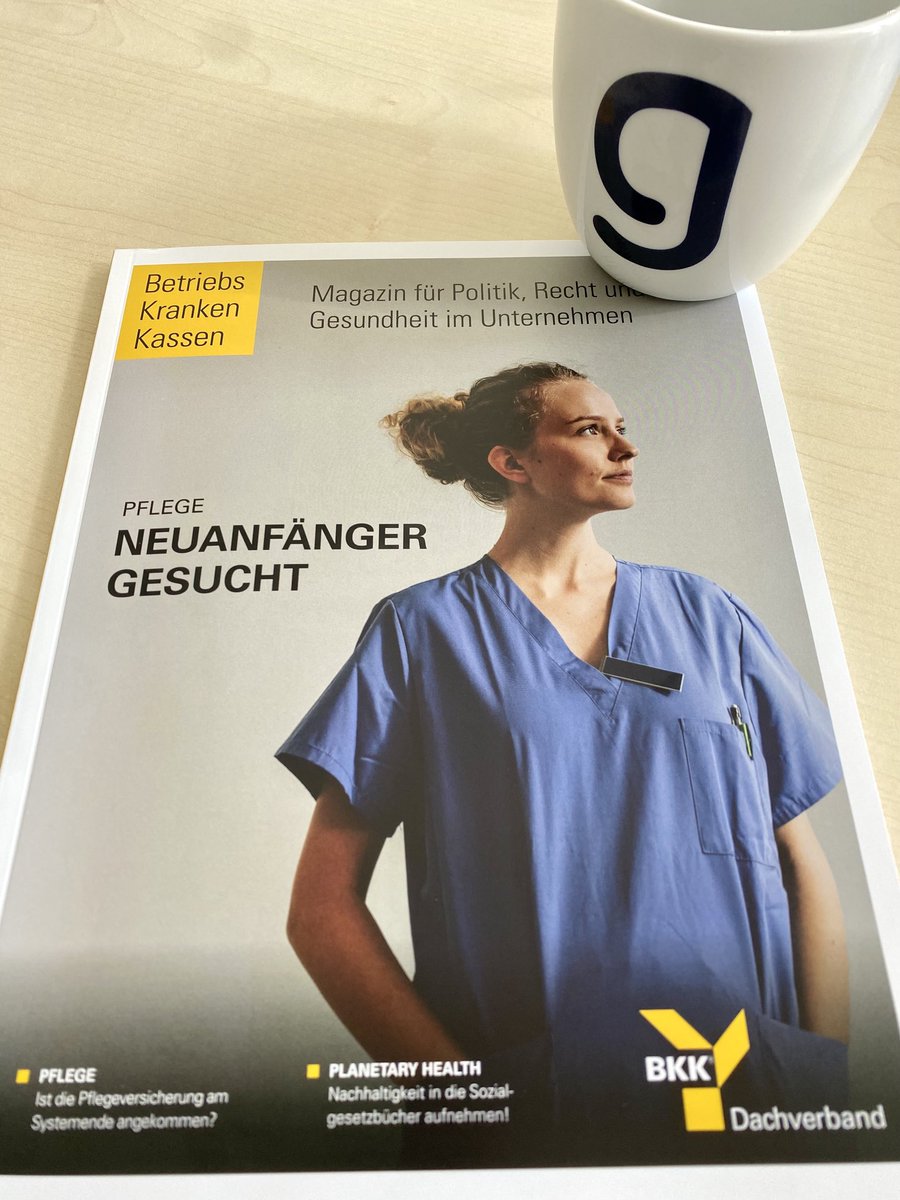 Pünktlich zum Deutschen #Pflegetag bringt der ⁦<a href="/derLummer/">Stefan B. Lummer</a>⁩ ein sehr pointiertes Heft zur Pflege heraus - mit einem Kapitel zum Digitalem &amp; Daten auf Inseln. Das freut die ⁦<a href="/gematik1/">gematik</a>⁩ und mich sehr. BKKen sind vorne mit dabei. 👍👍👍