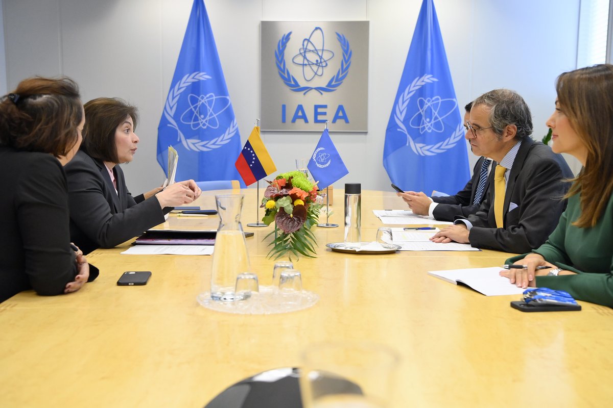 In Venezuela, a country with acute needs in cancer care & where countless lives are lost to undiagnosed cancer, nuclear science and @IAEAorg #RaysOfHope can make a difference. Thank you @Mincyt_VE @Gabrielasjr for your insights at #IAEAGC; we stand ready to support 🇻🇪 people.