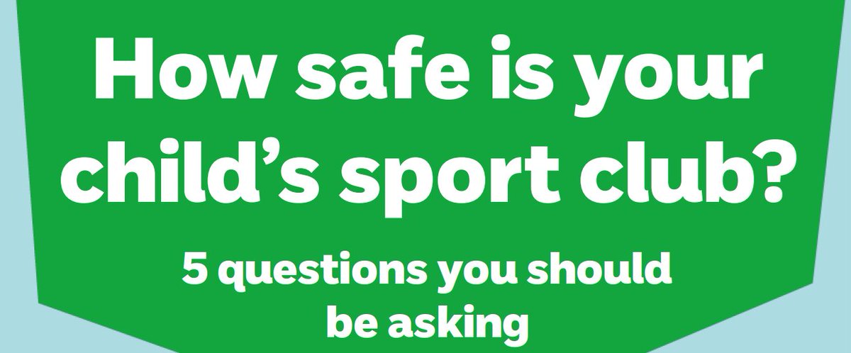 Be your child’s biggest supporter this Keeping Your Child #SafeinSport Week by learning about what makes their sports club or activity safe &amp; how to spot the signs that something might be wrong. Check out ‘5 questions to ask your child’s sports club’ here
bit.ly/465emoJ